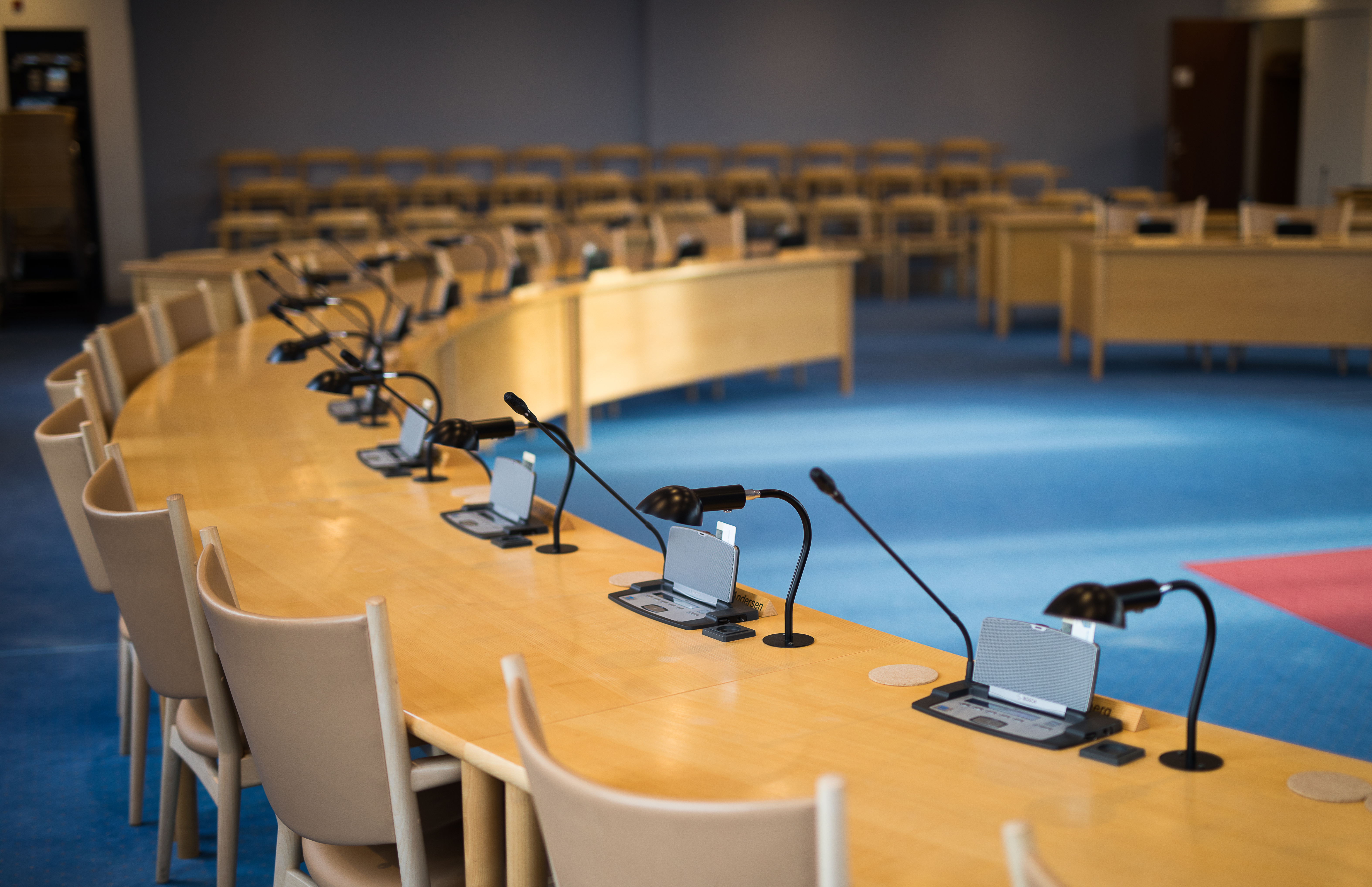 Byrådssalen på Rådhuset i Teatergade